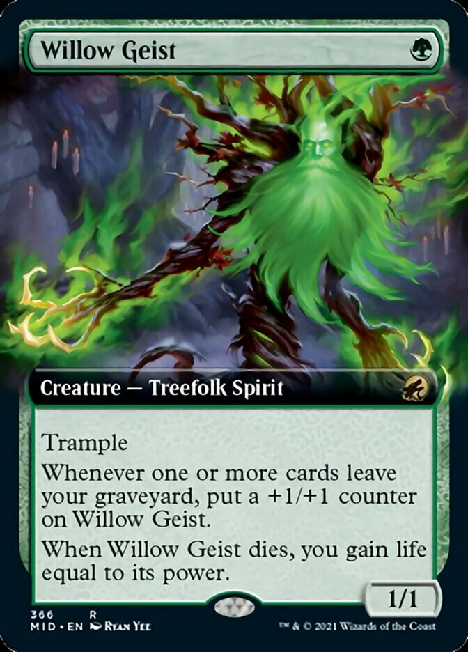 Willow Geist (Extended Art) [Foil] :: MID