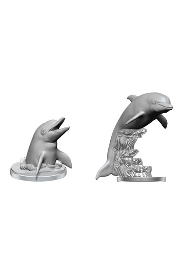D&D Nolzur's Marvelous Unpainted Miniatures: Dolphins