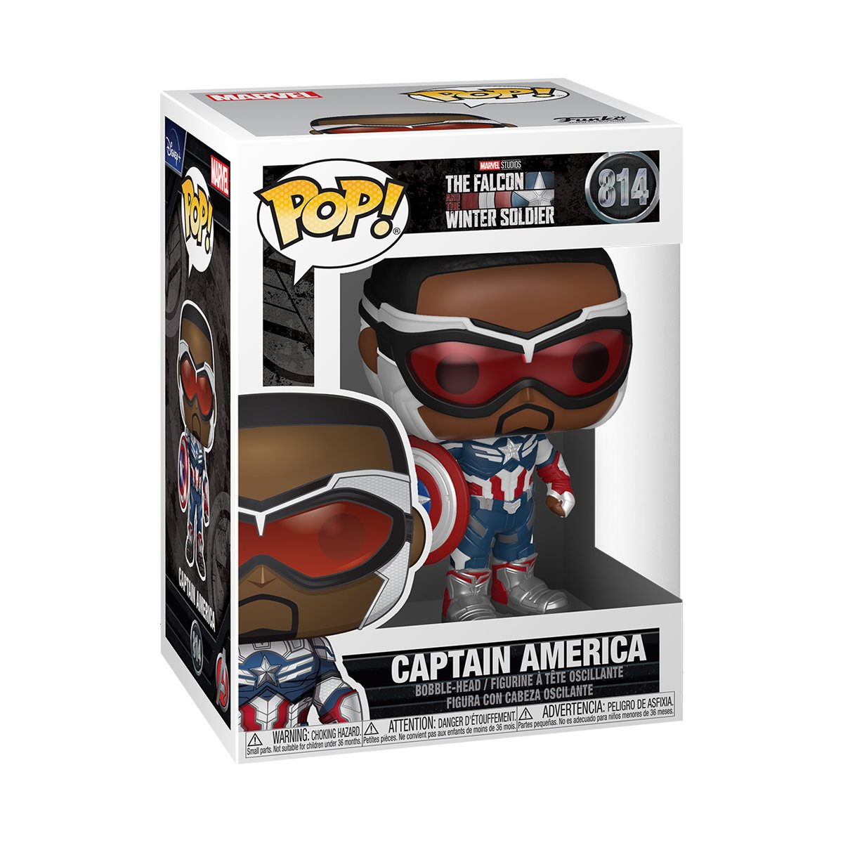 Marvel: The Falcon and the Winter Soldier - Captain America Pop! Vinyl Figure (814)