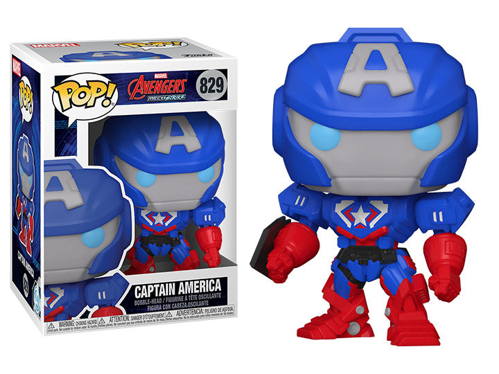 Marvel Avengers: Captain America Mech Pop! Bobblehead (829)