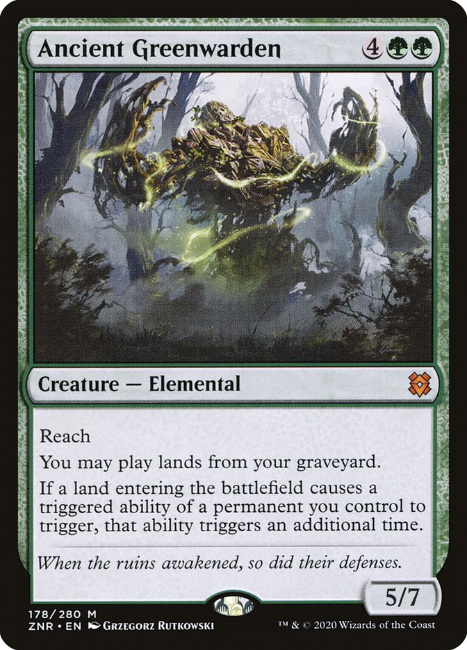 Ancient Greenwarden [Foil] :: ZNR