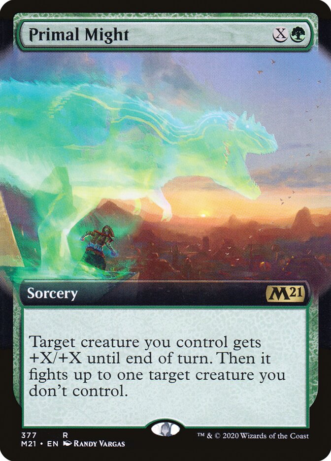 Primal Might (Extended Art) [Foil] :: M21