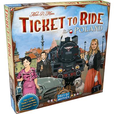 Ticket to Ride Map - Poland