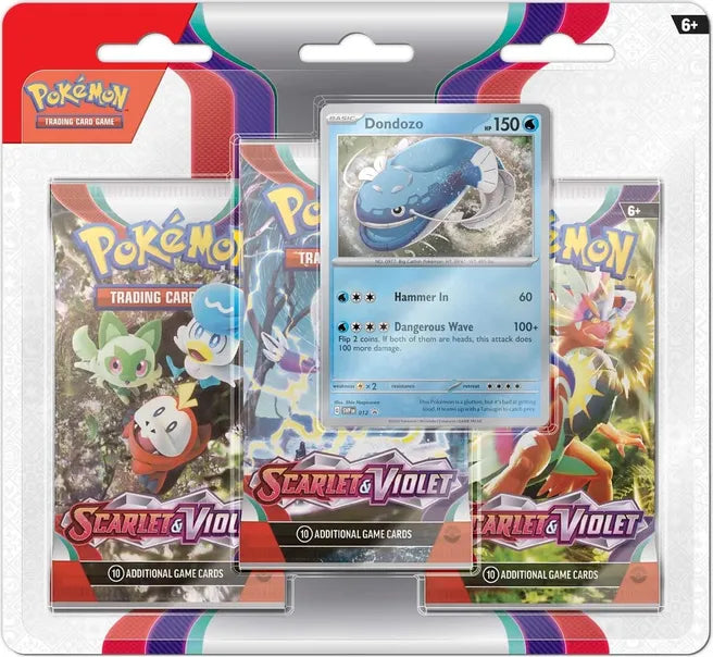 Scarlet and Violet 3-Pack Blister