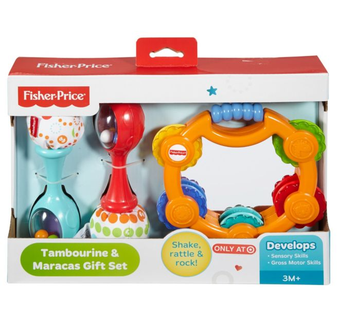 Fisher Price: Tambourine and Maracas Gift Set