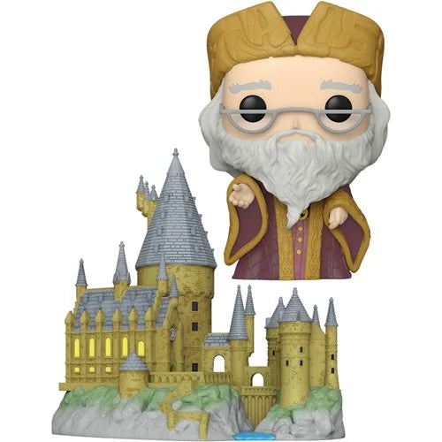 Harry Potter and the Sorcerer's Stone 20th Anniversary Dumbledore with Hogwarts Pop!