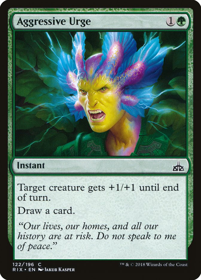 Aggressive Urge [Foil] :: RIX