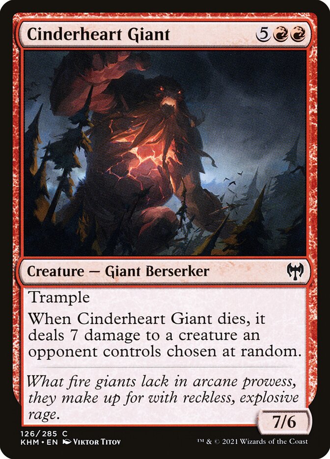 Cinderheart Giant [Foil] :: KHM