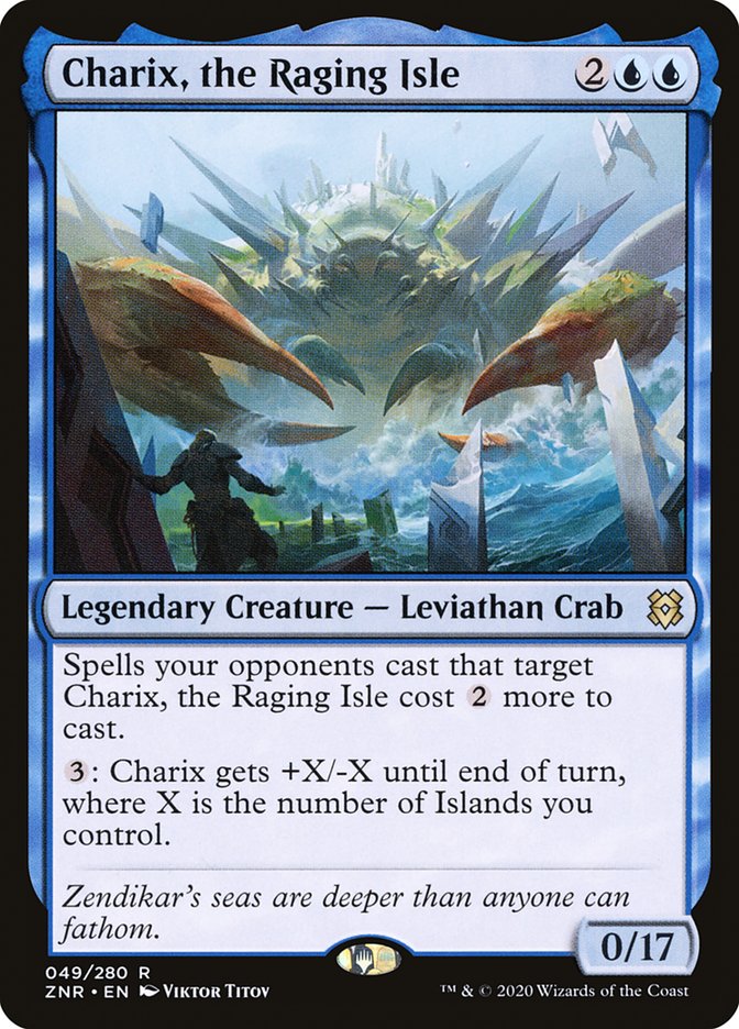 Charix, the Raging Isle [Foil] :: ZNR