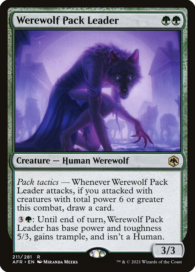 Werewolf Pack Leader [Foil] :: AFR