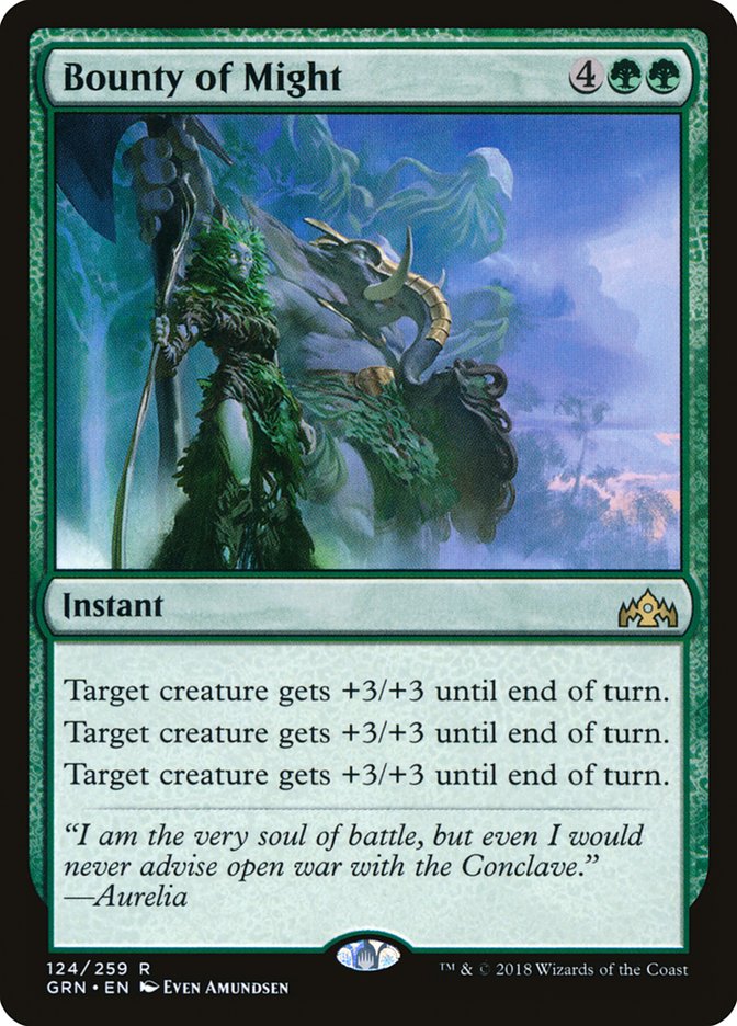 Bounty of Might [Foil] :: GRN