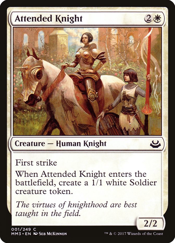 Attended Knight [Foil] :: MM3