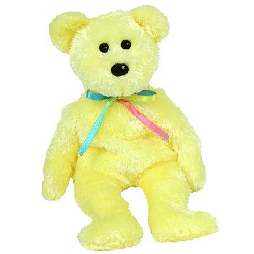 Beanie Baby: Sherbet the Bear (Light Yellow)