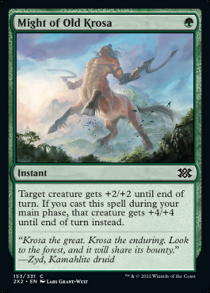 Might of Old Krosa [Foil] :: 2X2