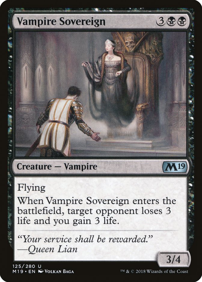 Vampire Sovereign [Foil] :: M19