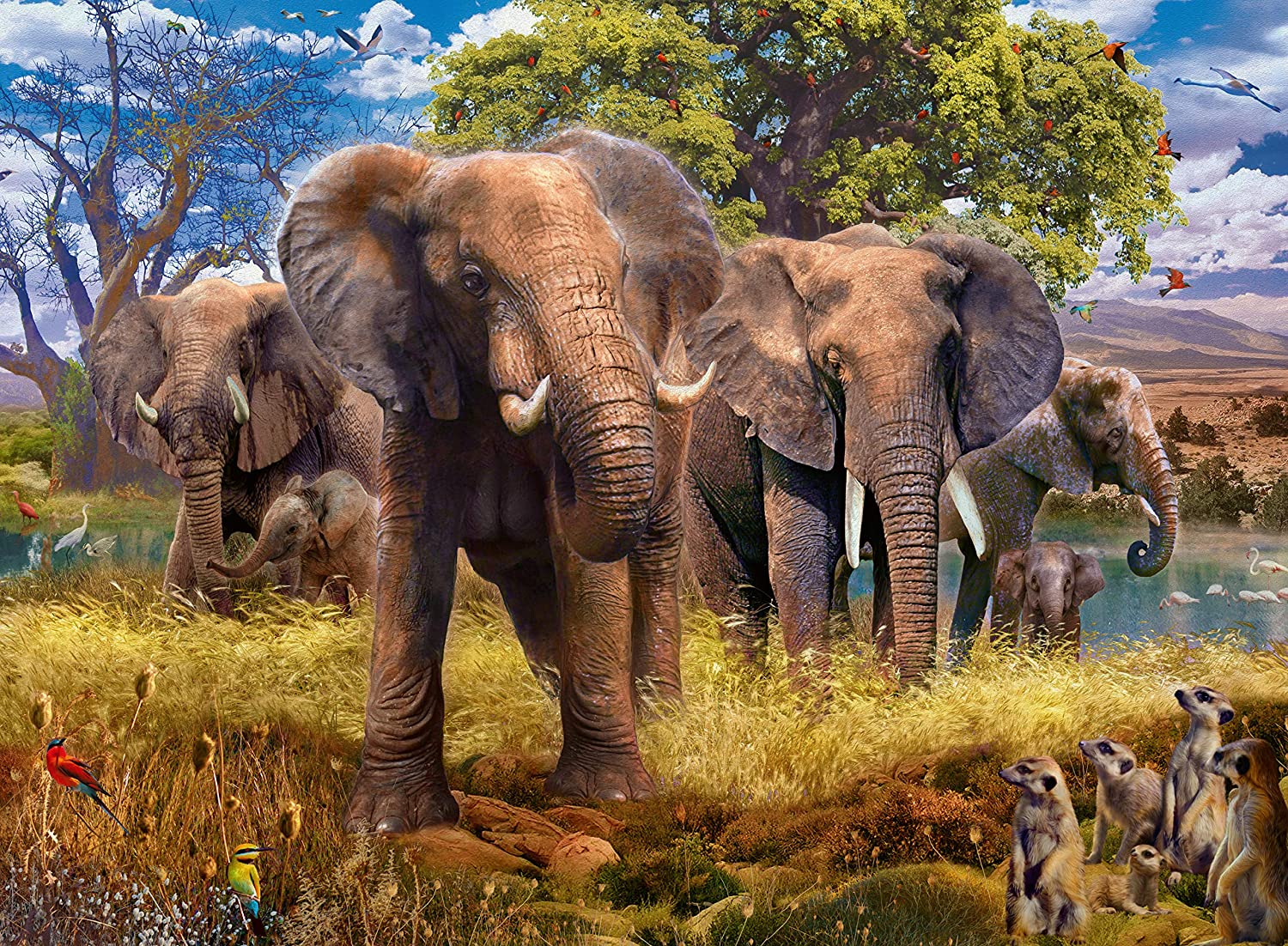 Elephants (500 pc puzzle)