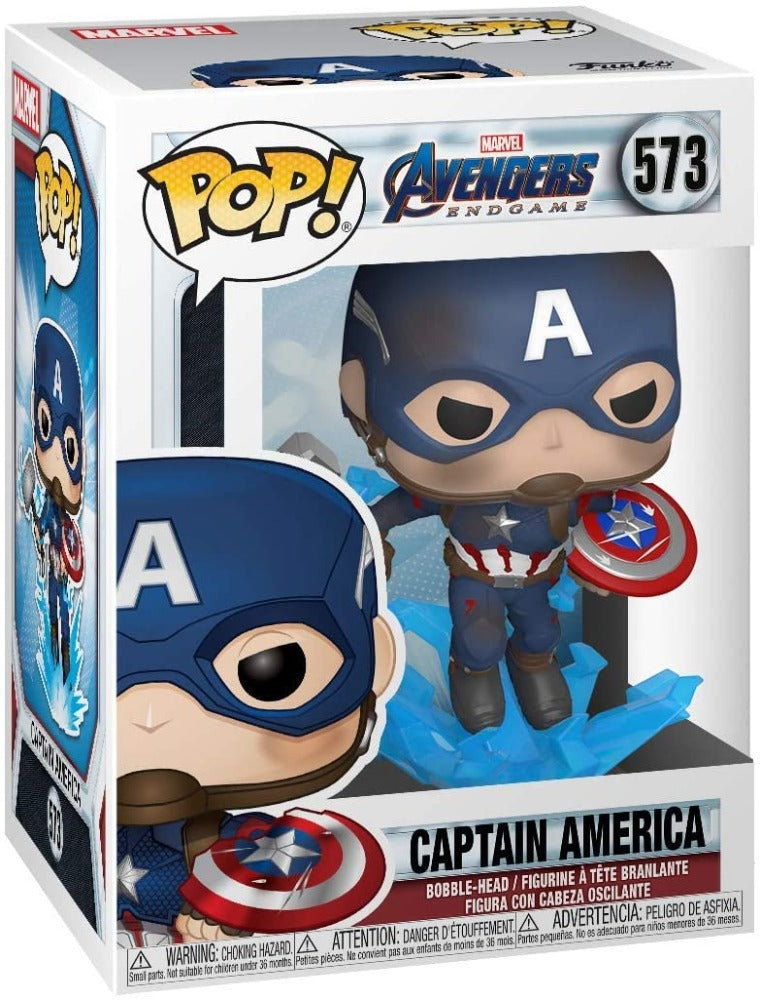 Marvel Avengers Endgame: Captain America Pop! Bobble-Head (573)