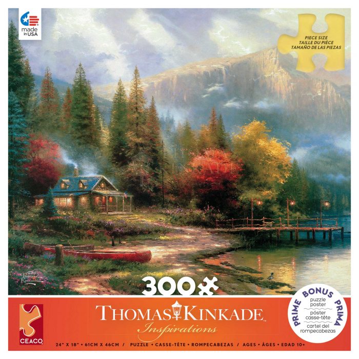 Thomas Kinkade - The End of a Perfect Day 3 (300 pc puzzle)