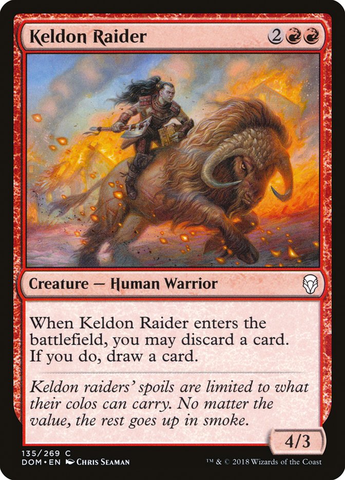 Keldon Raider [Foil] :: DOM