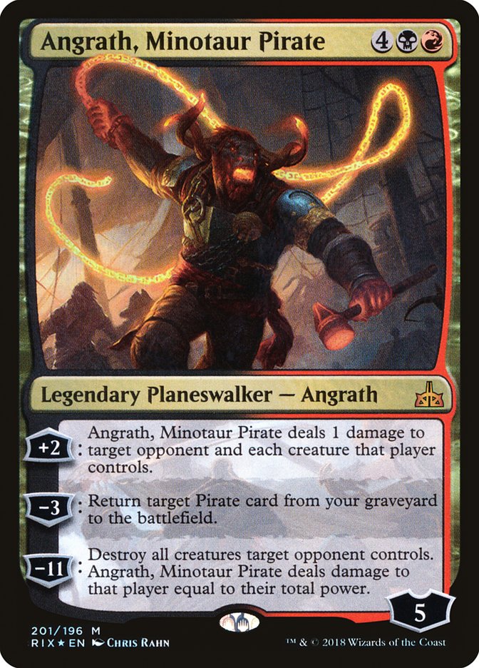 Angrath, Minotaur Pirate [Foil] :: RIX