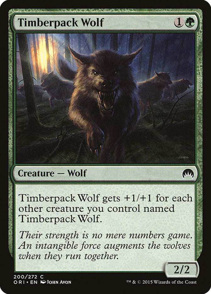 Timberpack Wolf [Foil] :: ORI