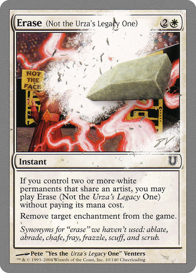 Erase (Not the Urza's Legacy One) :: UNH