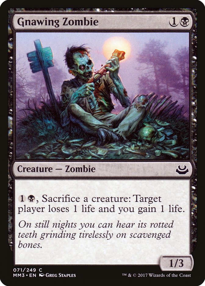 Gnawing Zombie [Foil] :: MM3
