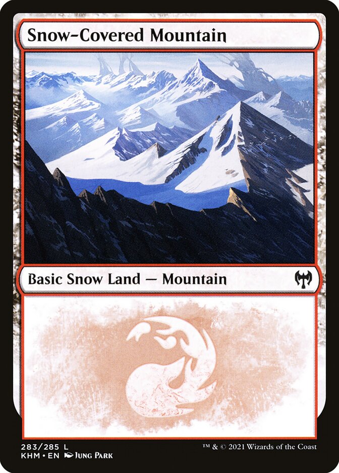 Snow-Covered Mountain (283) [Foil] :: KHM