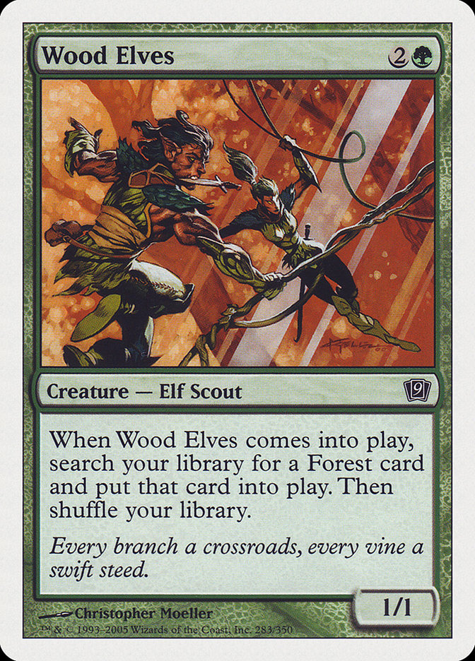 Wood Elves [Foil] :: 9ED