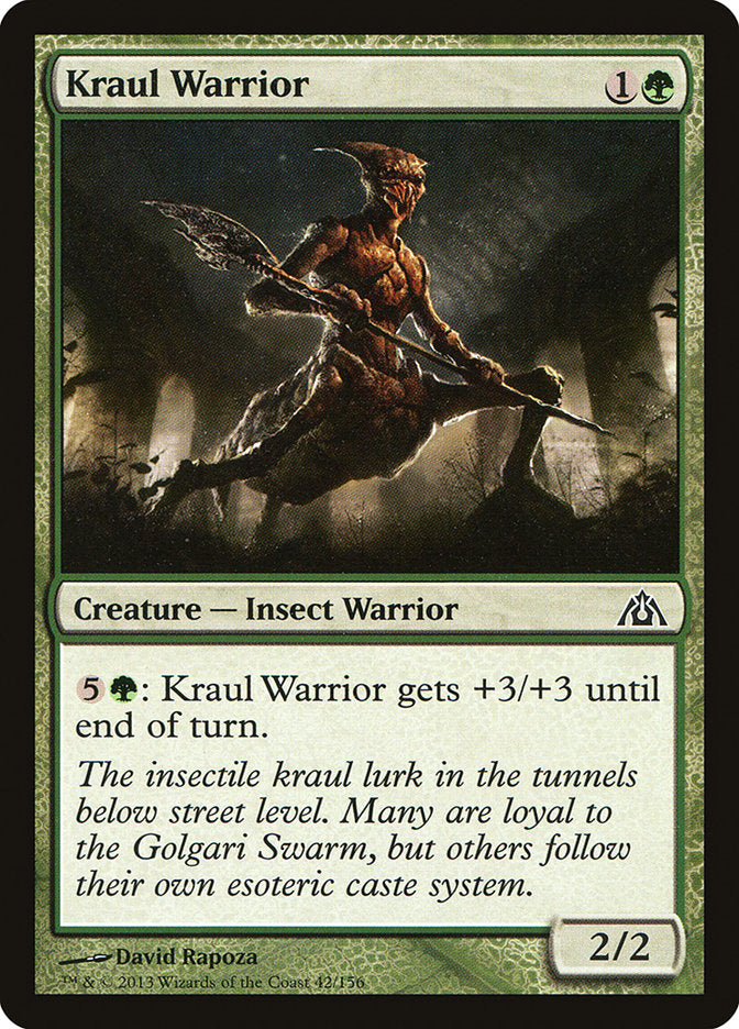 Kraul Warrior [Foil] :: DGM