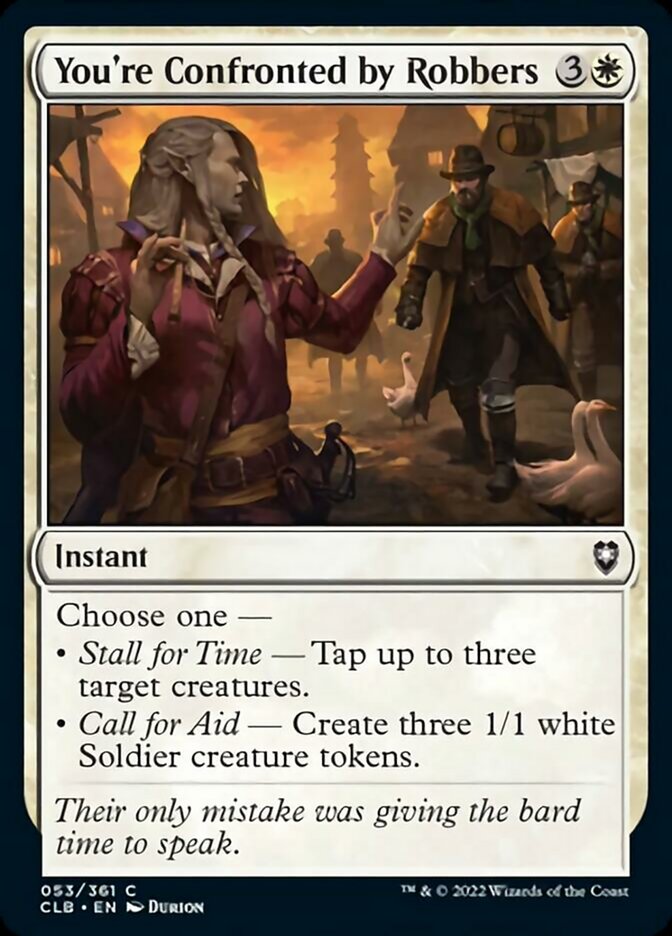 You're Confronted by Robbers [Foil] :: CLB