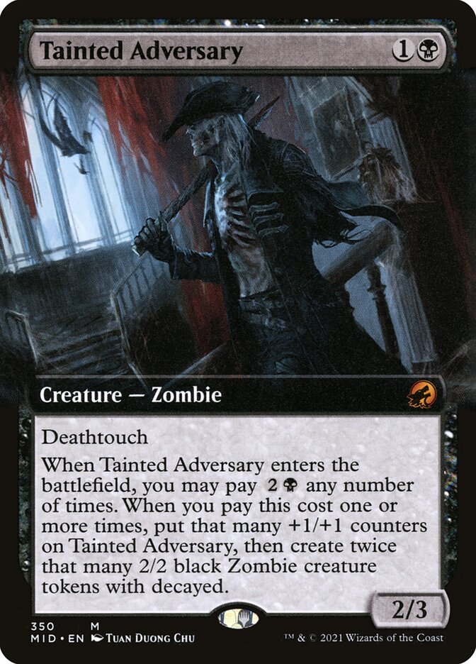 Tainted Adversary (Extended Art) [Foil] :: MID