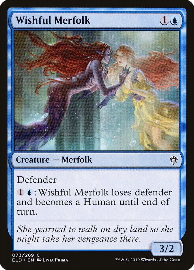 Wishful Merfolk [Foil] :: ELD