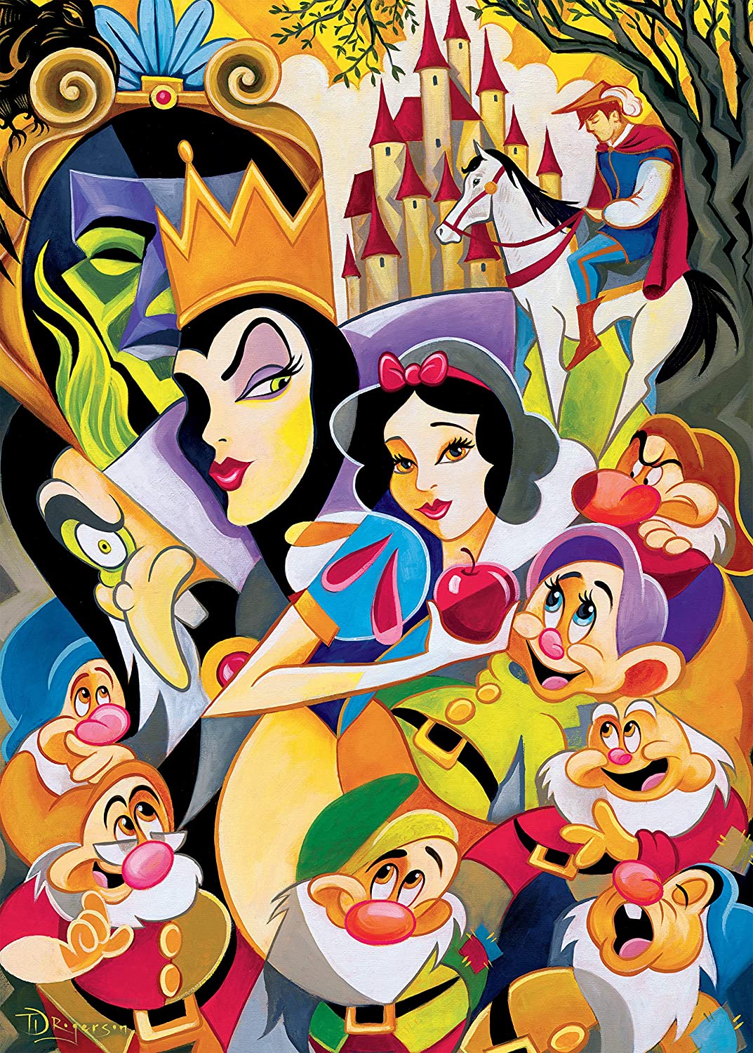 Disney Fine Art - Enchantment of Snow White (1000 pc puzzle)