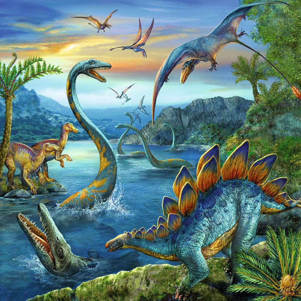 Dinosaur Fascination (3 x 49 pc puzzle)