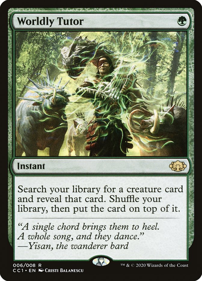 Worldly Tutor [Foil] :: CC1