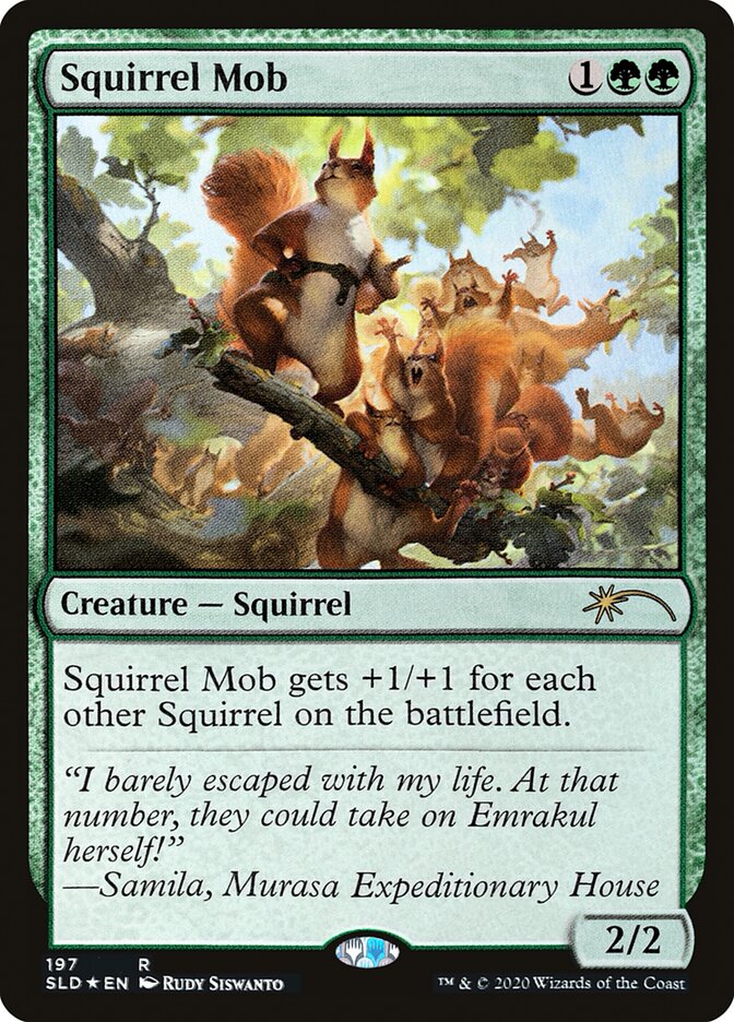 Squirrel Mob [Foil] :: SLD