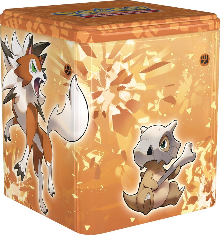 Pokemon Fighting, Fire, and Darkness Stacking Tin