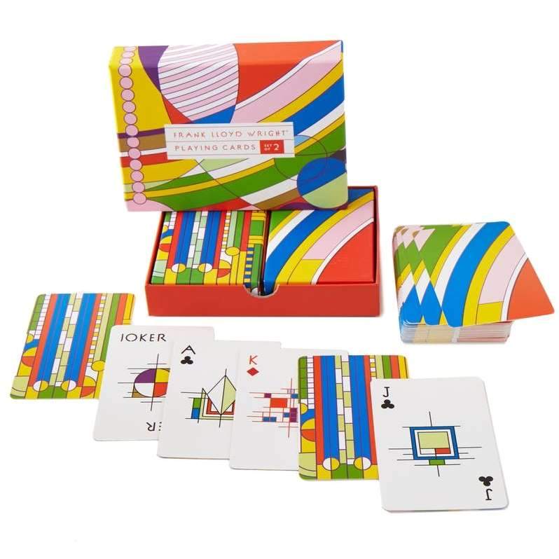 Frank Lloyd Wright Playing Cards