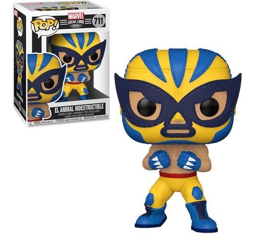 Marvel Luchadores: Wolverine Pop! Bobble Head (711)