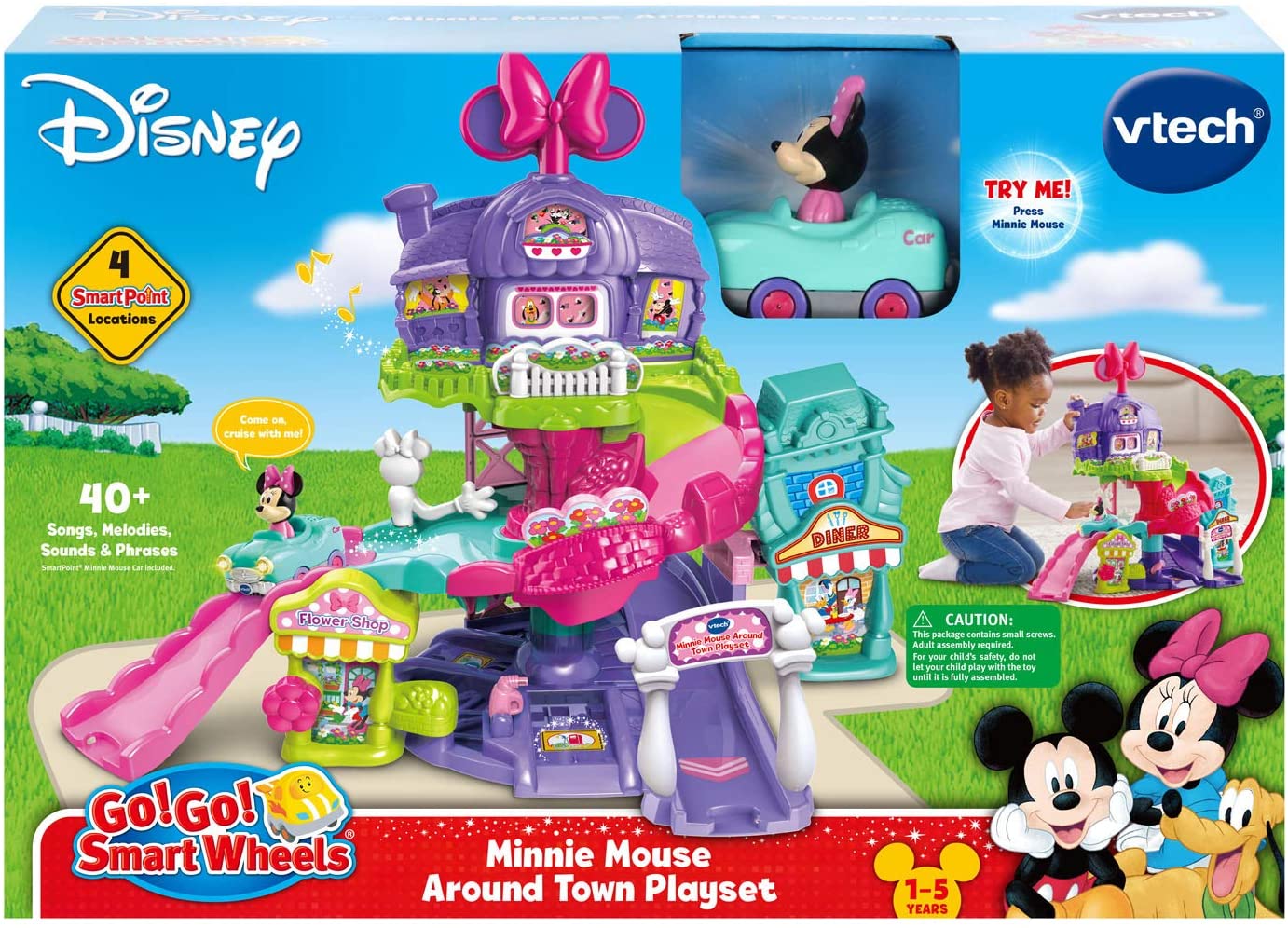 Go! Go! Smart Wheels: Disney Minnie Mouse Around Town Playset