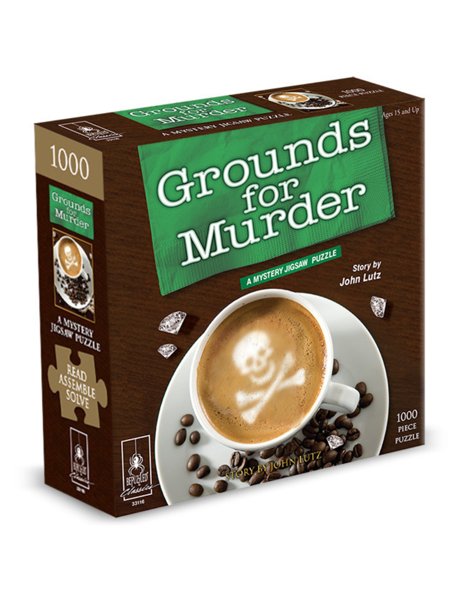 Grounds for Murder: A Mystery Jigsaw Puzzle (1000 pc puzzle)