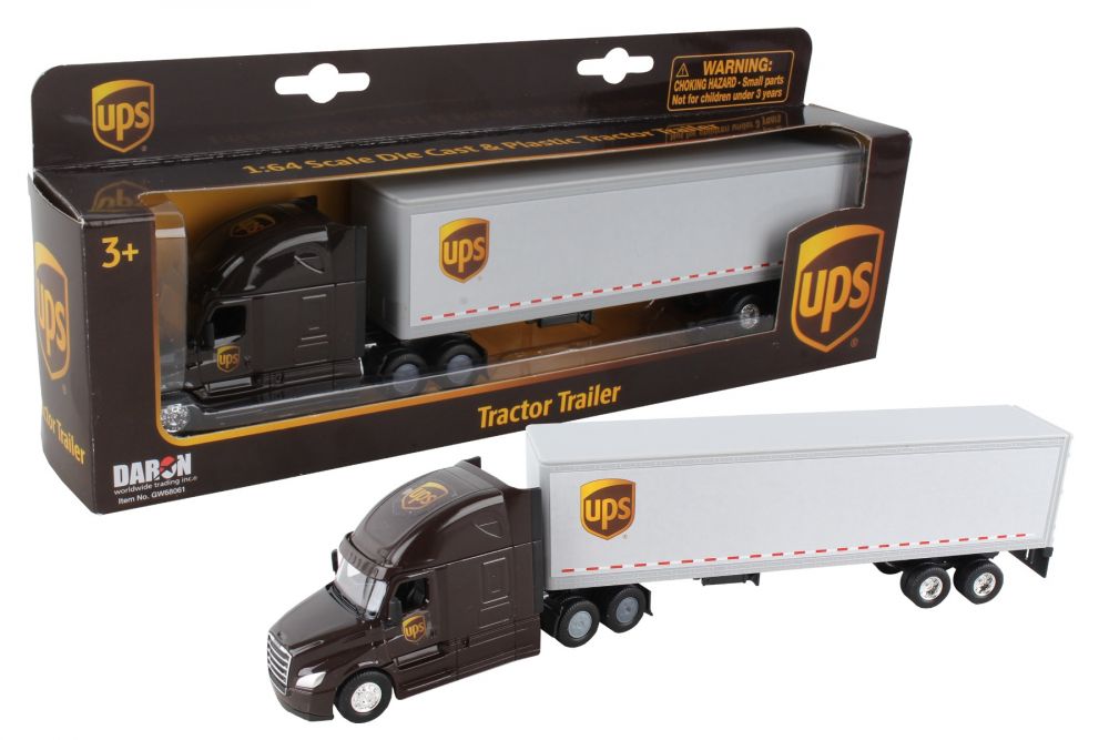 UPS Tractor Trailer (1:64 Scale)