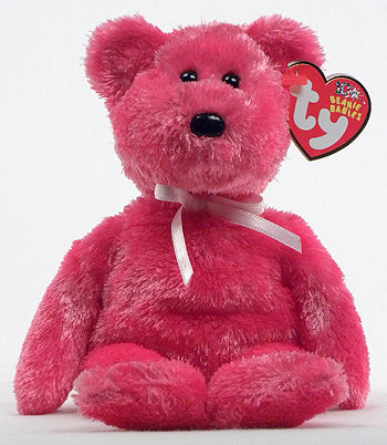 Beanie Baby: Sherbet the Bear (Hot Pink)