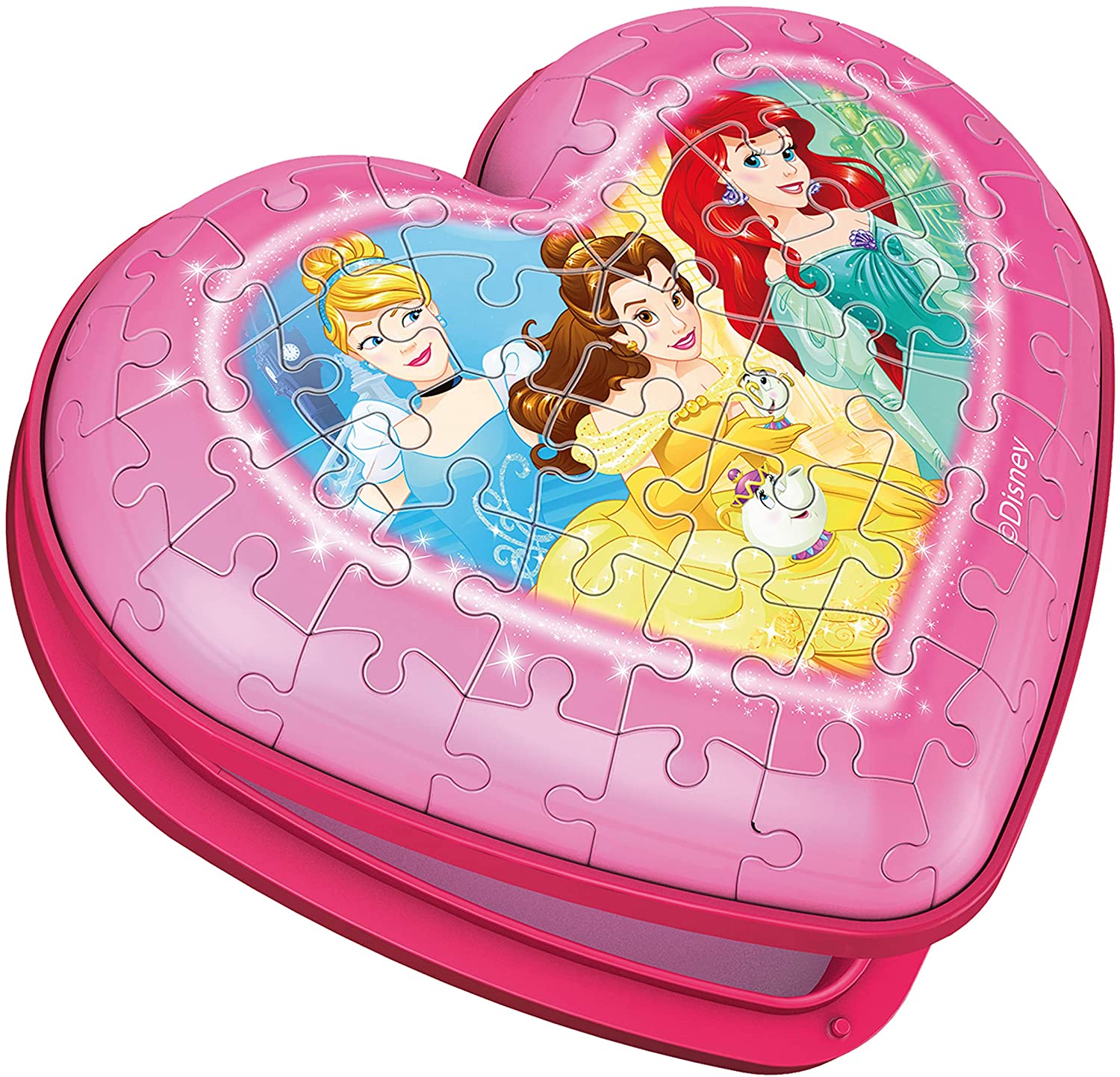 Disney Princess - 3D Heart puzzle