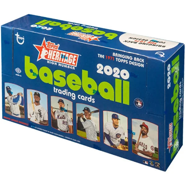 2020 Topps Heritage High Number Baseball - Hobby Box