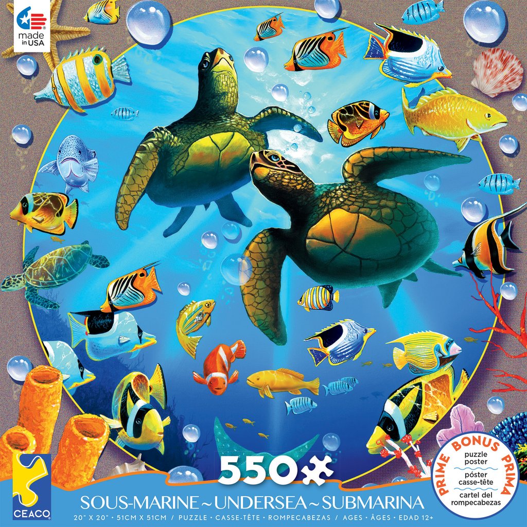 Undersea: Honu Paradise (550 pc puzzle)