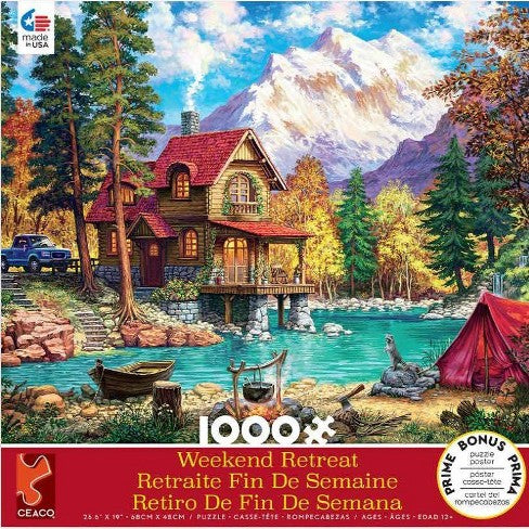Weekend Retreat: House in the Forest (1000 pc puzzle)