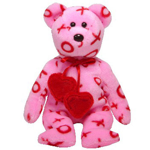 Beanie Baby: Hug-Hug the Bear (Pink)