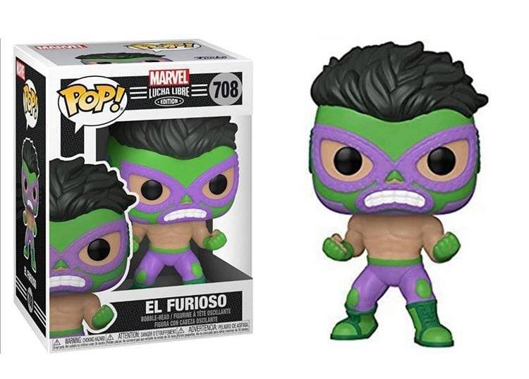 Marvel Luchadores: Hulk Pop! Bobble Head (708)